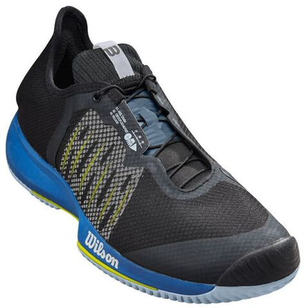 Мужские кроссовки теннисные Wilson Kaos Rapide M - black/classic blue/sulphur spring