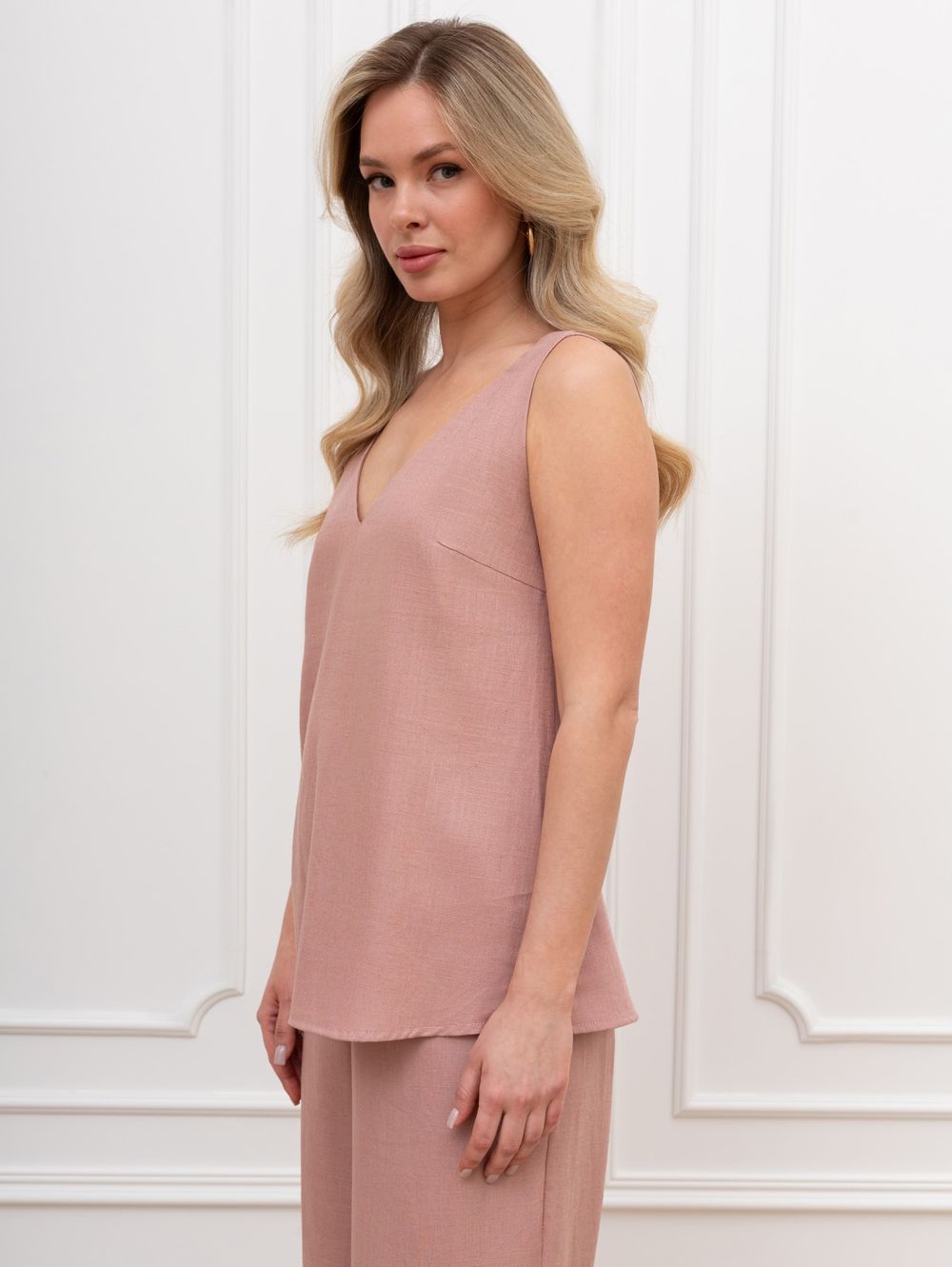 Блузка (топ) Сибелла-4 Виотекс ПУДРОВЫЙ