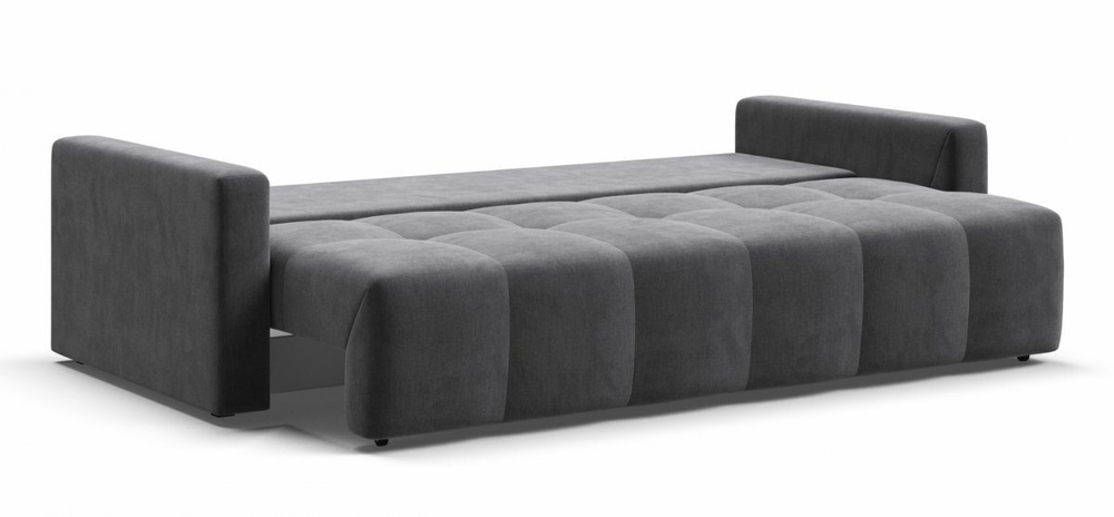 Диван Босс Тренд Велюр Монолит серый