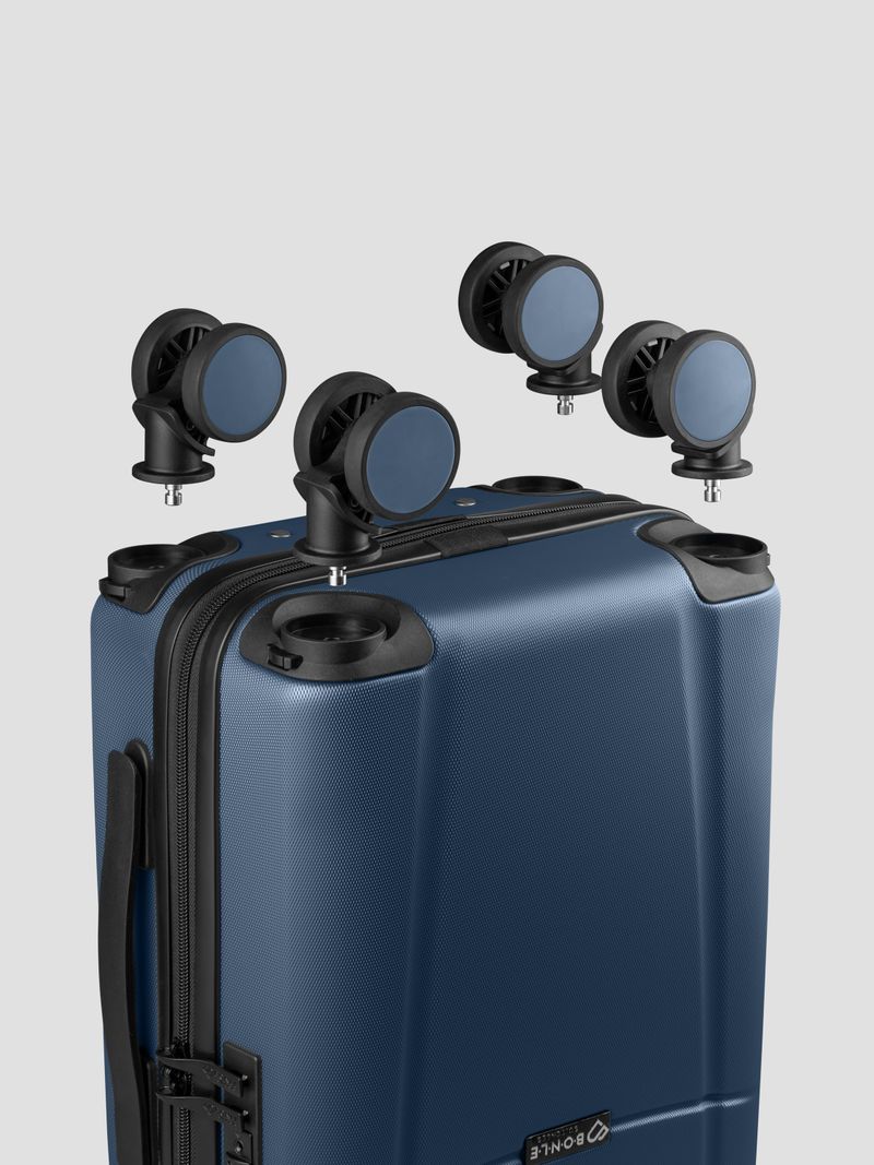 Чемодан Bonle размер XS Темно-синий