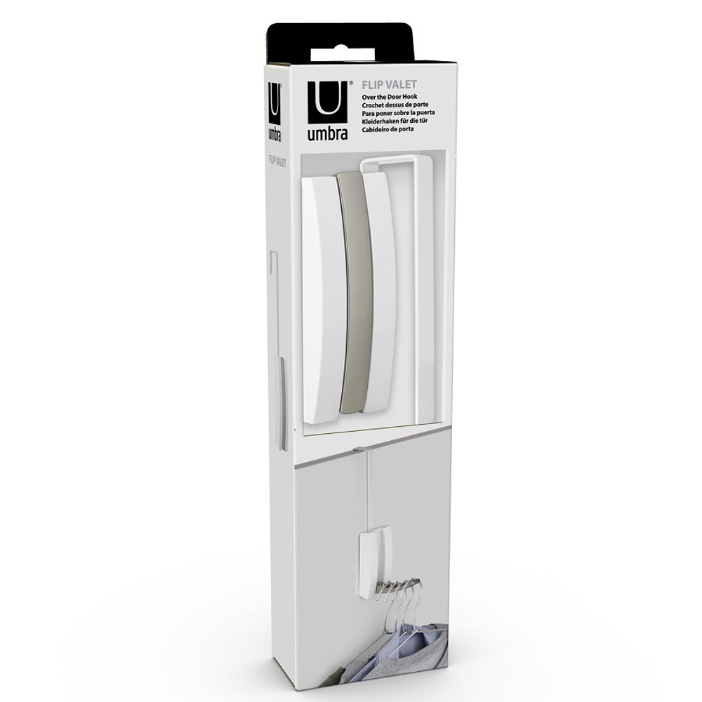 Кронштейн для вешалок складной flip valet, белый