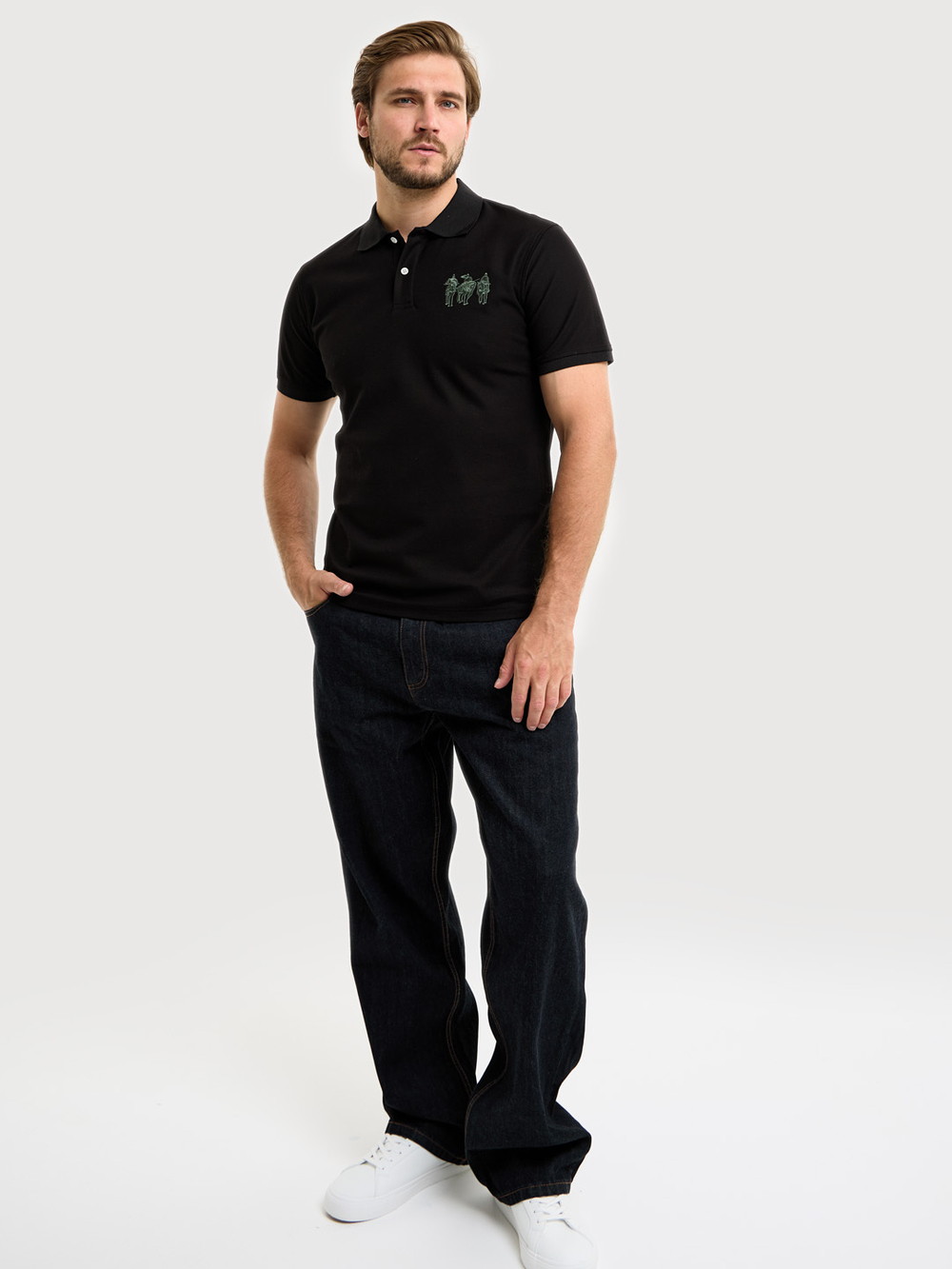 Поло Три Богатыря | EPOS (чёрное+хаки)