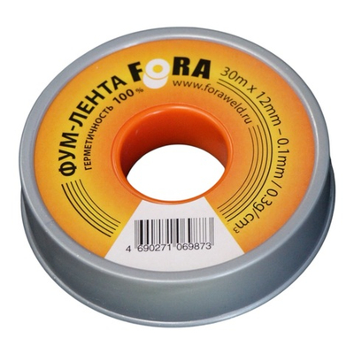 Фум-лента Fora 30 метров 12x0.1мм