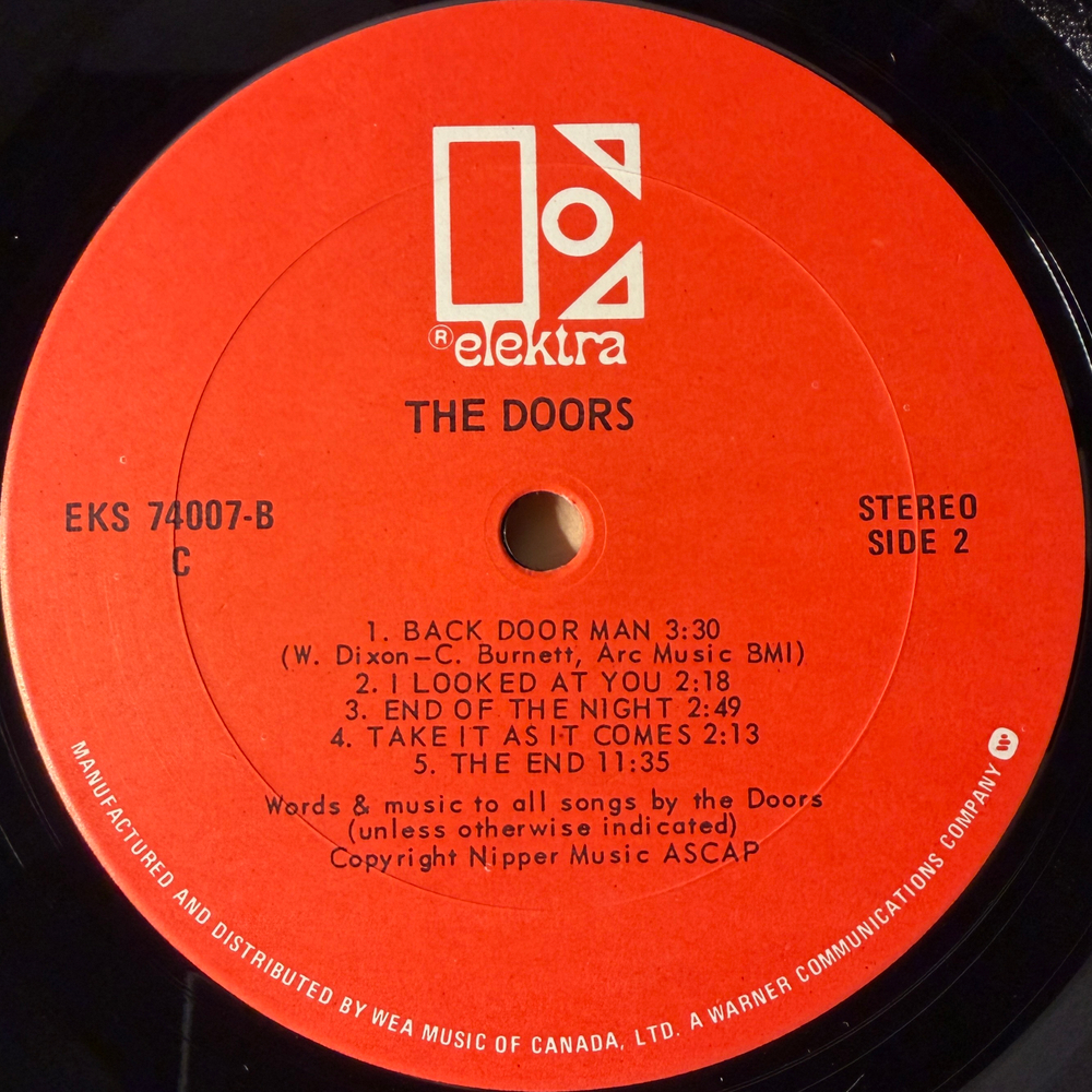 The Doors ‎– The Doors (Канада 1979г.)