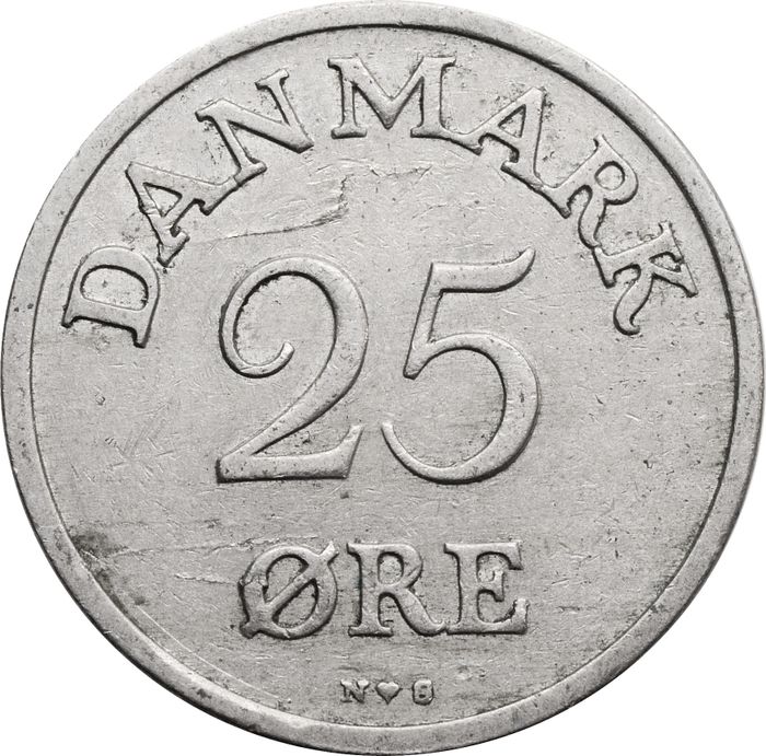 25 эре 1948-1960 Дания