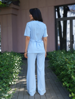 Костюм медицинский женский | Бл-385+Б-137 либерти люкс