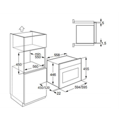Встраиваемая микроволновая печь Kuppersberg HMWZ 969 B