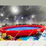 Круглый надувной бассейн "Полосатик" 18*18*1.2 метра