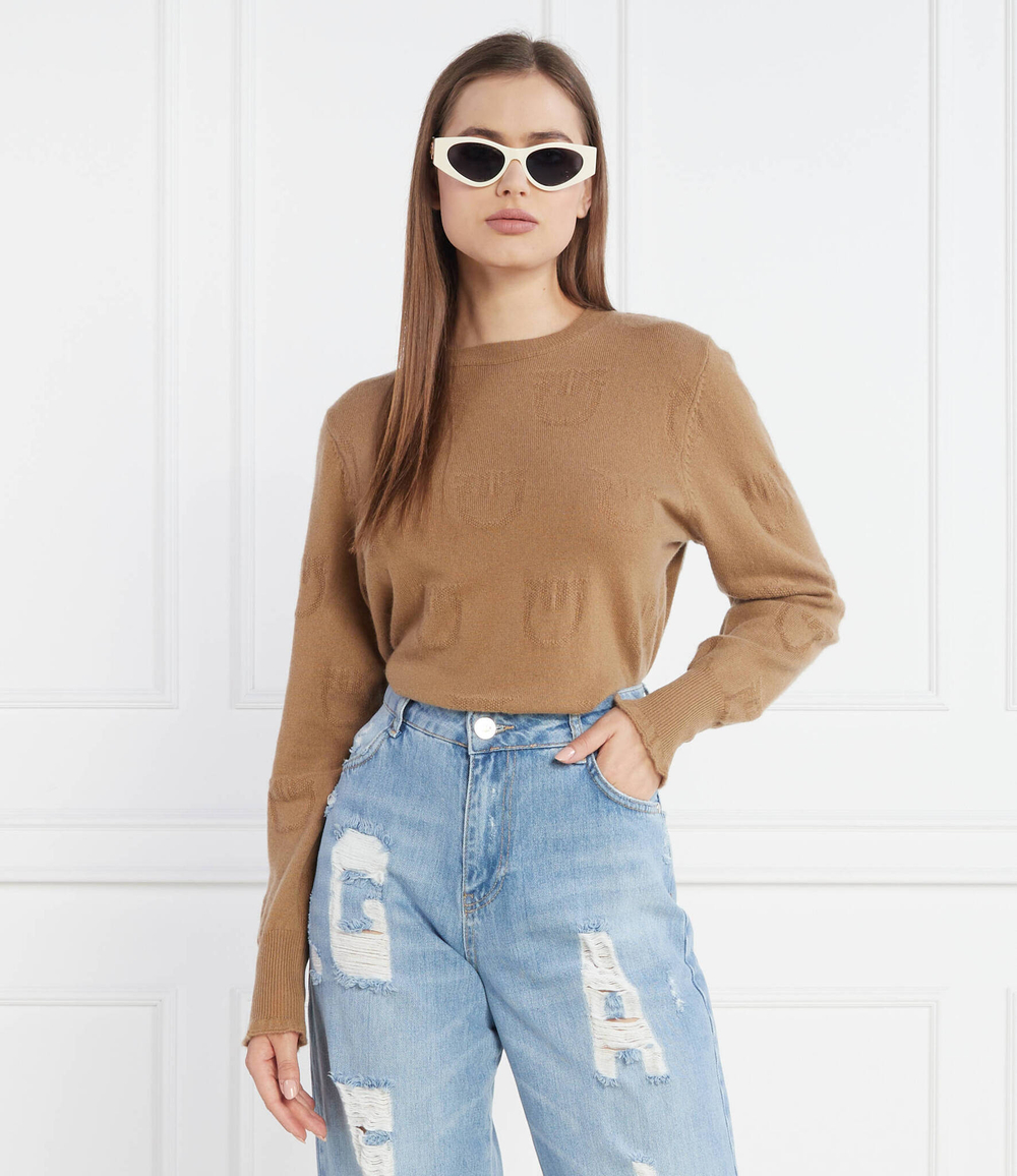 Кашемировый свитер Pinko - коричневый(101498 A0ZY)