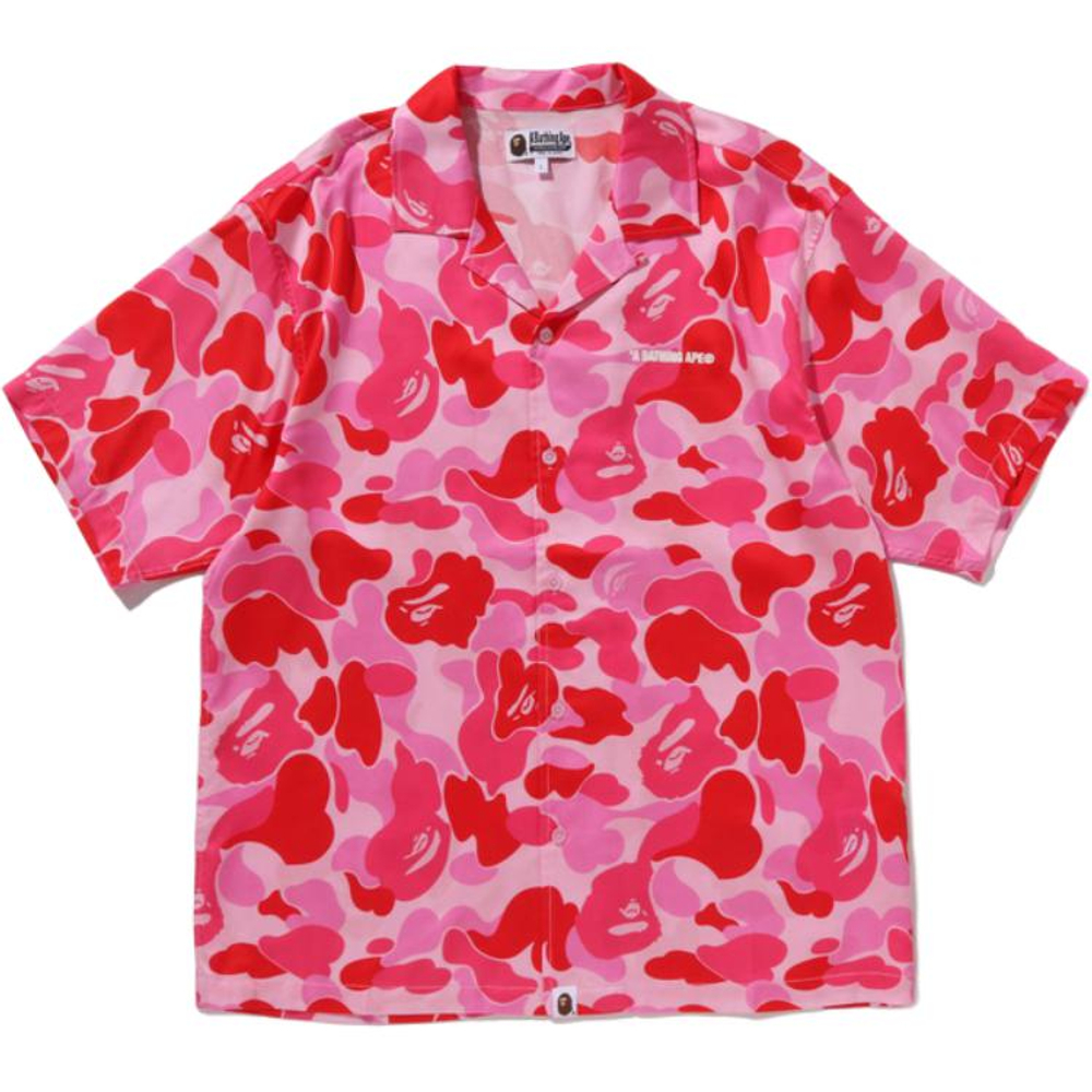 A Bathing Ape Bathing Ape Shirts Button Camouflage Hawaii Moderate Summer 0zxsrm304321q