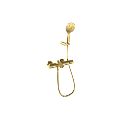 Смеситель для ванны с душевым комплектом TZAR 340501DOC золото