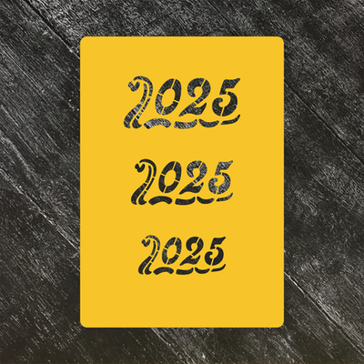 Трафарет Новый год 2025 №5