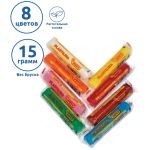 Пластилин 8 цветов Jovi, 120г, растительный, блистер