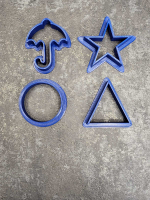 Комплект форм для печенья/пряника "Игра в кальмара"