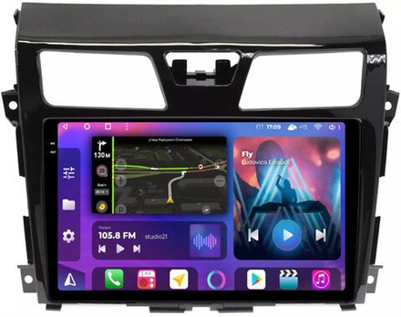 Магнитола для Nissan Teana L33 2014-2016 - FarCar BM2004M монитор 10.36" QLED на Android 14, TS10, 4+32Гб, CarPlay, 4G SIM-слот