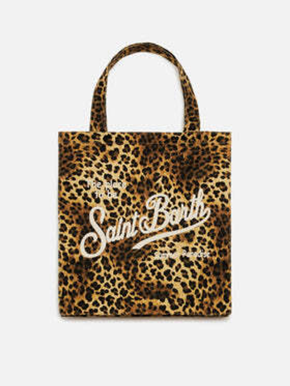 Шоппер MC Saint Barth Essential Bag леопард
