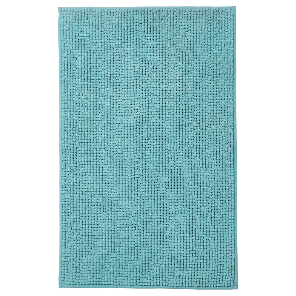 Коврик для ванной IKEA TOFTBO (ТОФТБО), Бирюзовый, 40х60 см