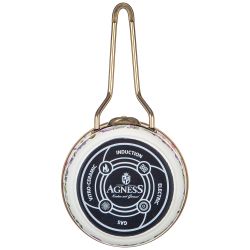 КОВШ AGNESS ЭМАЛИРОВАННЫЙ, СЕРИЯ IRISES 14СМ/0,9Л D=14 СМ ДЛИНА=31СМ ПОДХОДИТ ДЛЯ ИНДУКЦИОН