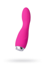 Вибратор Dana для стимуляции точки G (8 режимов вибрации) (Цвет: розовый с серебряным)