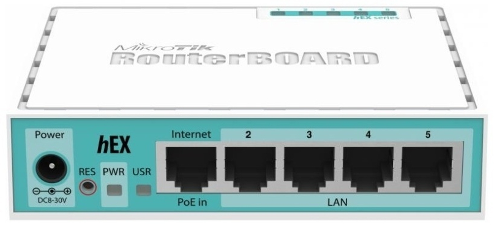 MikroTik hEX RB750Gr3 белый
