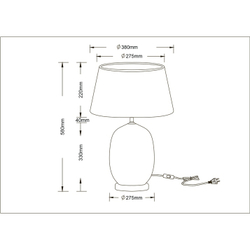 Настольная лампа Arte Lamp A4061LT-1PB