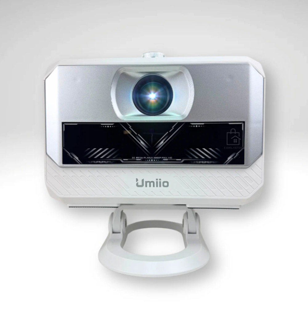 Проектор c караоке и 2 микрофонами Umiio Q6 Max, для домашнего кинотеатра, HDR, 1920 x 1080, Wi-Fi, Bluetooth