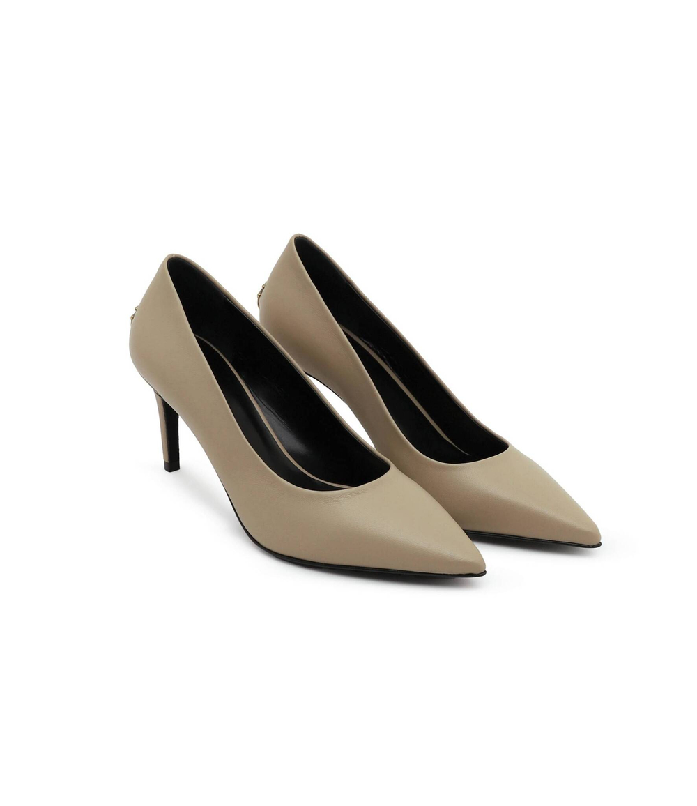 Кожаные туфли на шпильках virgie decollete Pinko - бежевый(100674 A0N9)
