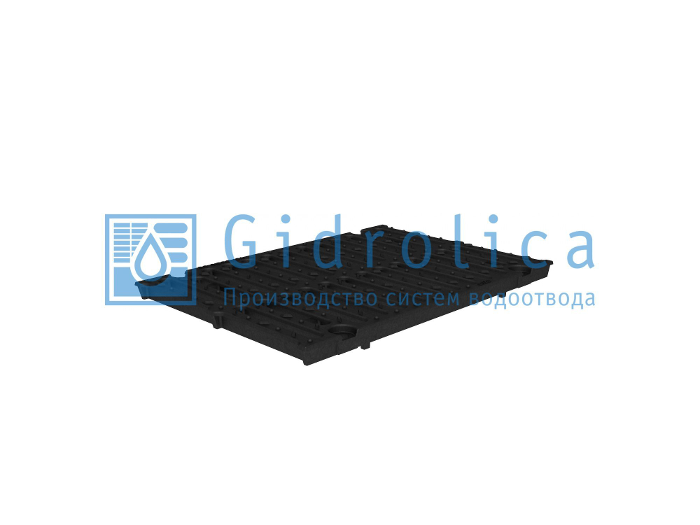 Решётка водоприёмная чугунная щелевая РВЧЩ - RU22630 - 30 (C250) - 50x34,7x2,5 - 1,8/15