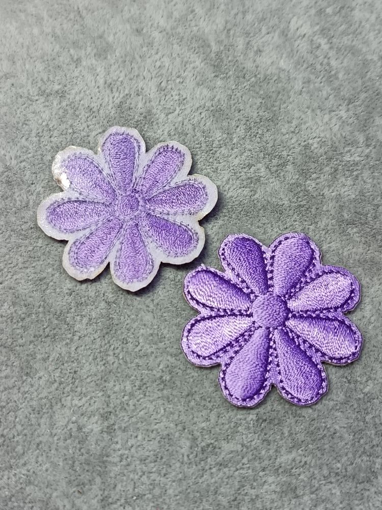 Термоаппликация, р. 4 см, сиреневый