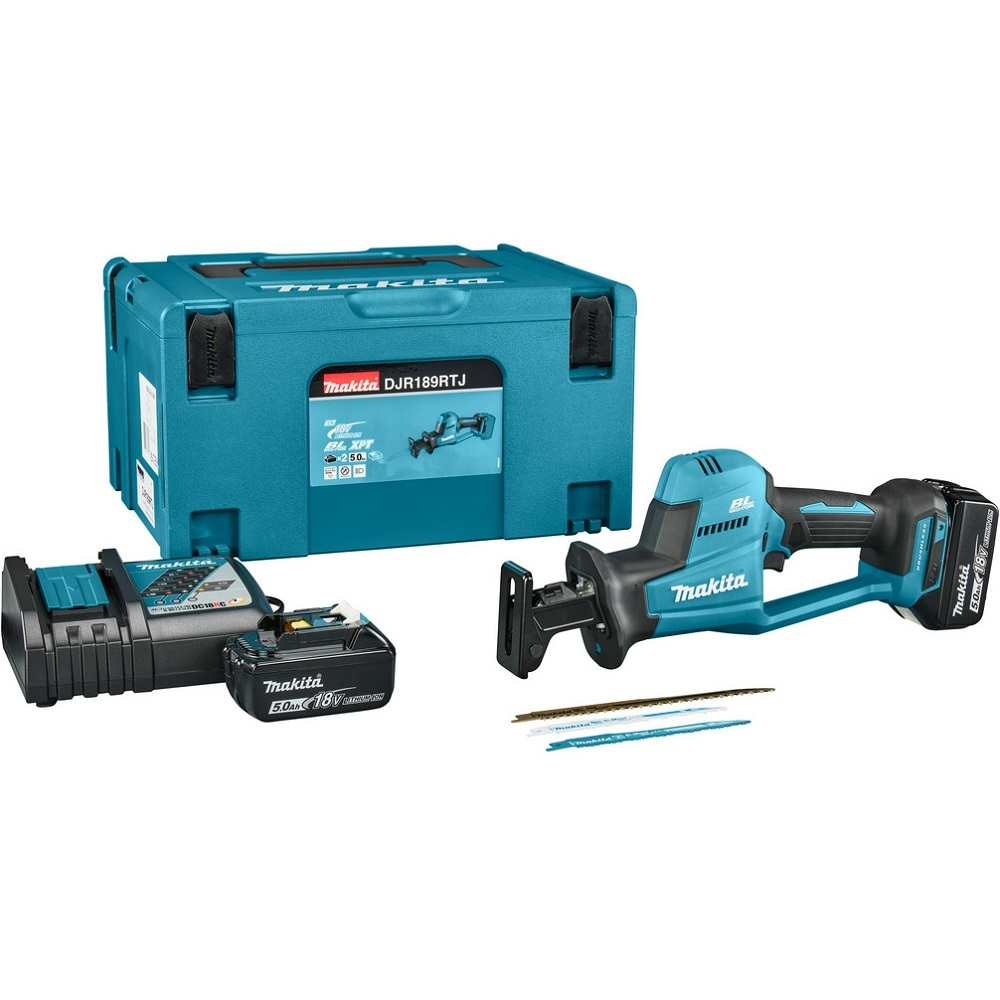 Пила сабельная аккумуляторная Makita DJR 189 RTJ