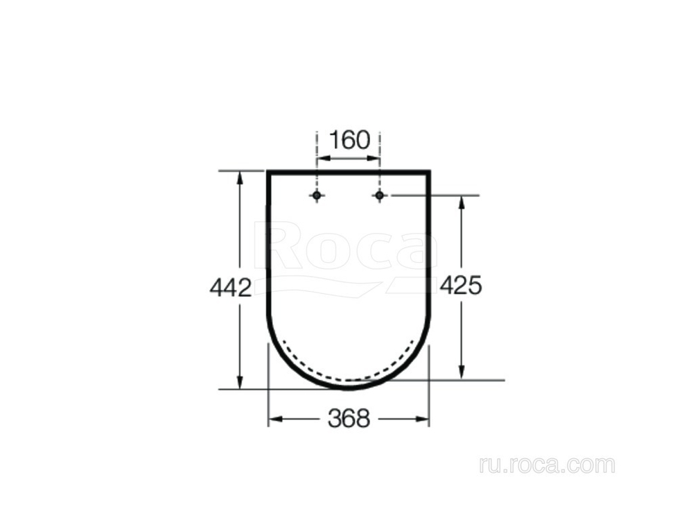 Крышка для чаши Roca Inspira Round Supralit, Soft Close, бежевый 80152265B