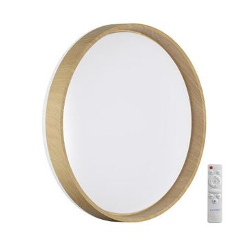 7684/EL BASICA SN 000 Светильник пластик/кор под дер LED 70Вт 3000-6000K D490 IP43 пульт ДУ GARI WOOD