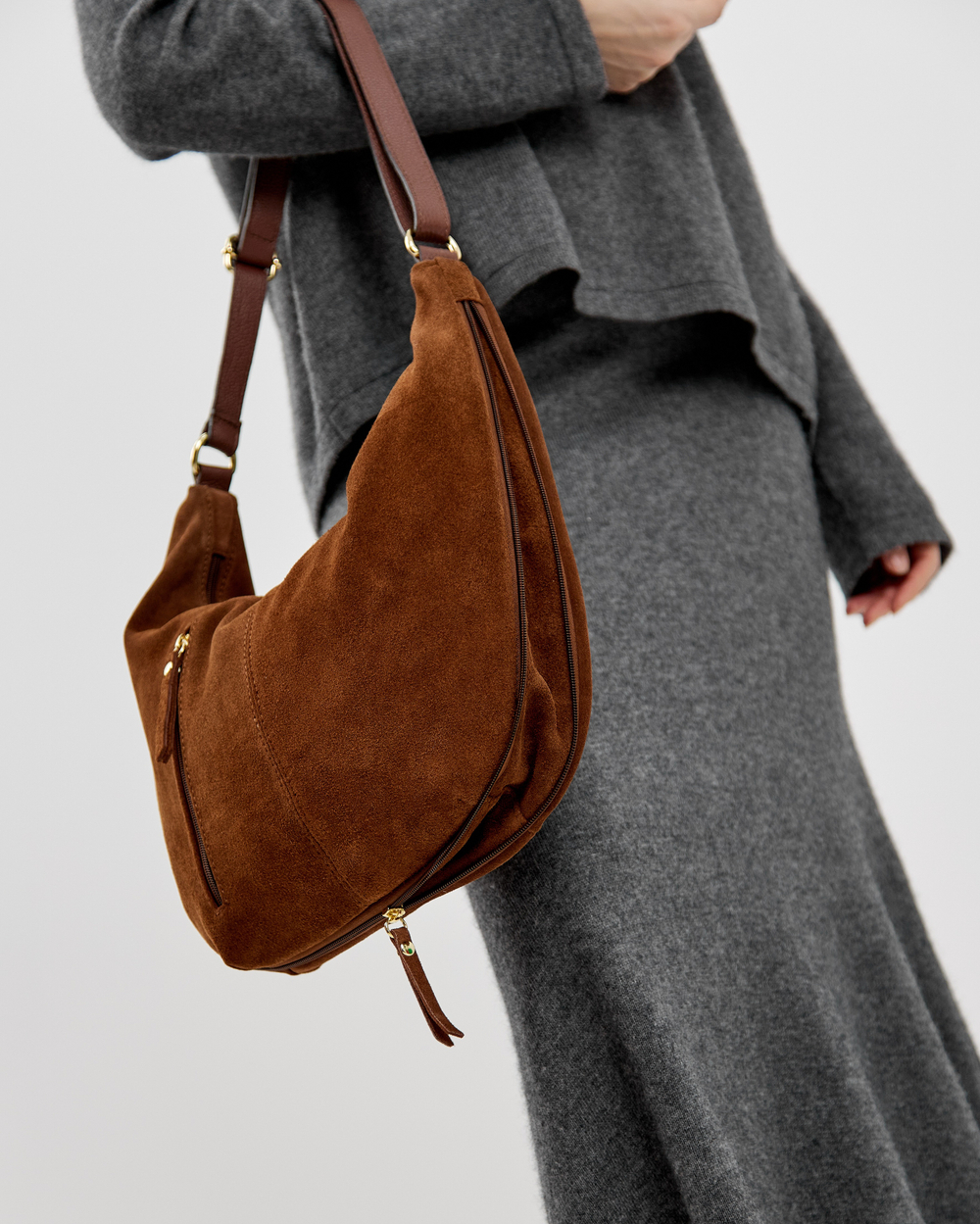 Сумка 593 15 коньячный