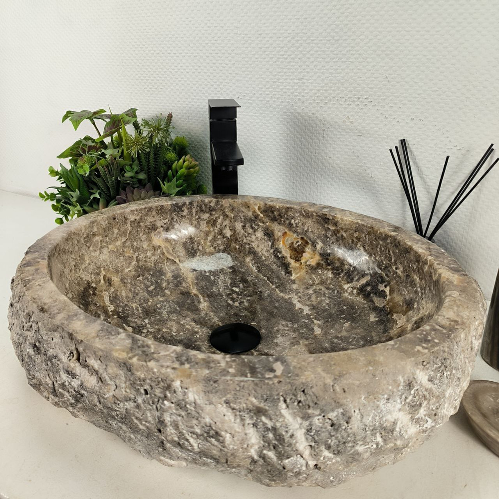 Раковина из оникса Erozy Grey EO-64501 54*44*15 0157