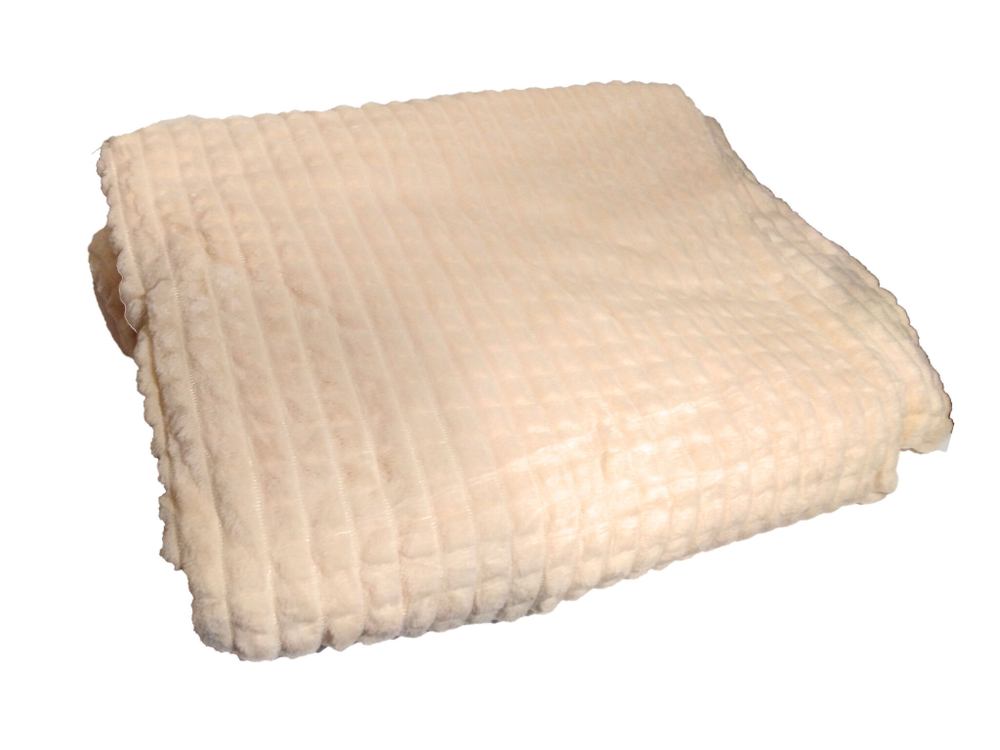 Плед Кубик персик евро бамбуковое волокно