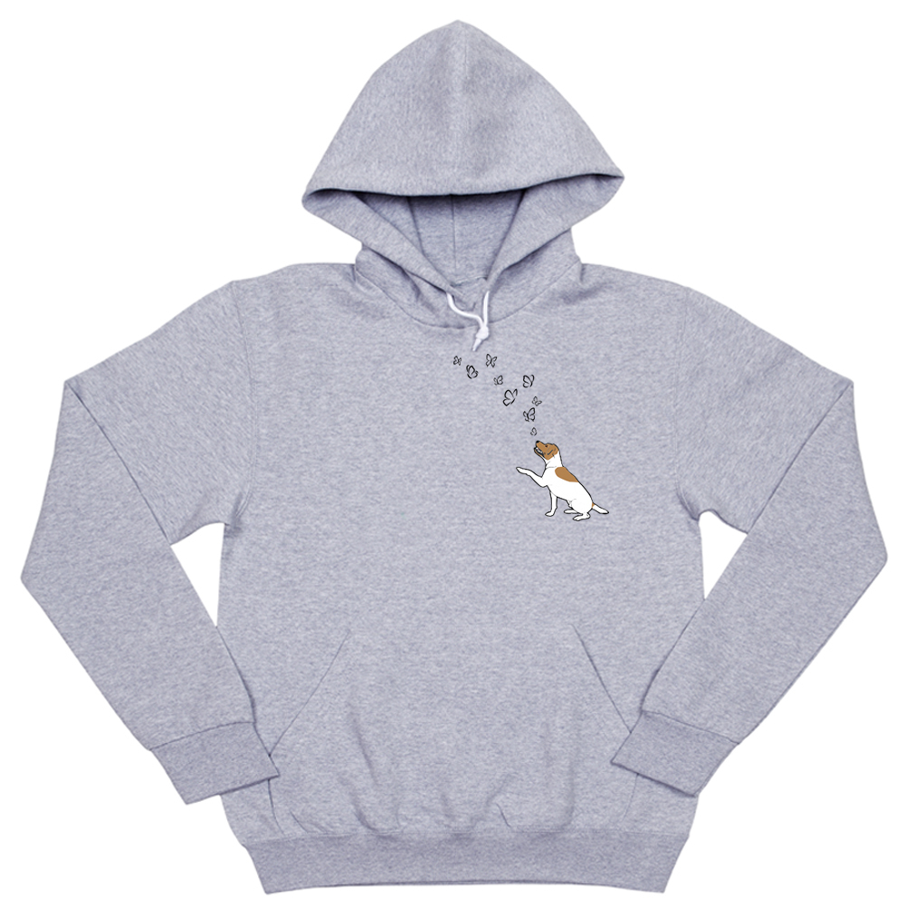 Толстовка "Джек Рассел и бабочки"