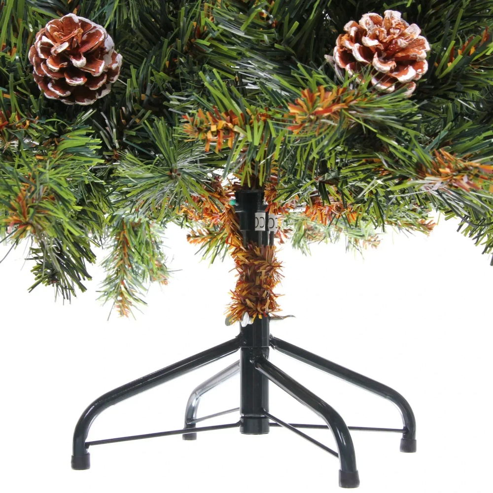 Елка «Лесное очарование» 120 см, ПВХ, шишки (348 веток)