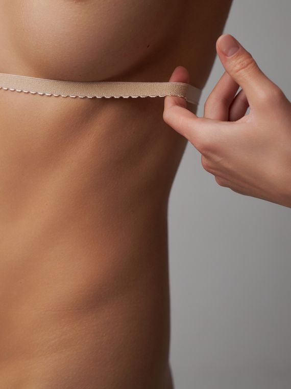 775 641/12 Резинка отделочная Lauma 12 мм, бежевый 775