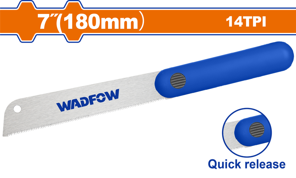 Пила тяговая WADFOW WHW9G07 180 мм