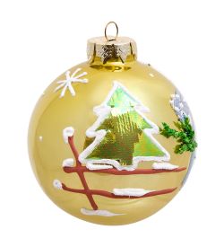 Элита НФШ-1076 Набор ел.украшений Шар «Веселая компания» красный 85 мм