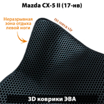 передние эво коврики в салон авто для Mazda cx-5 ii 17-н.в. от supervip