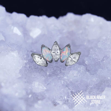 5K Marquise v.3 Crystal & Opal #17