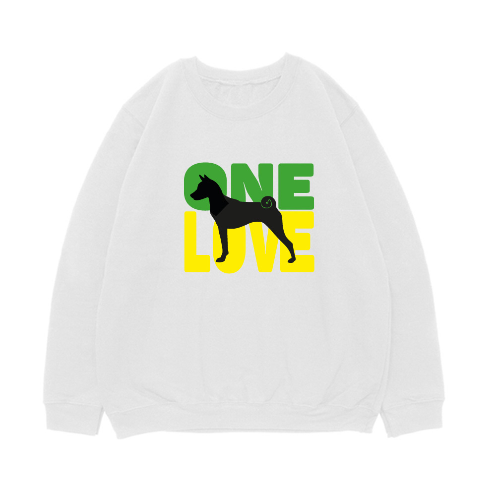 Свитшот "Басенджи - единственная любовь"