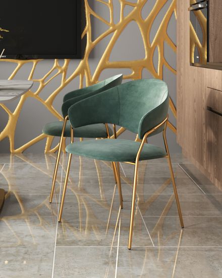 Стул Эвита мятный