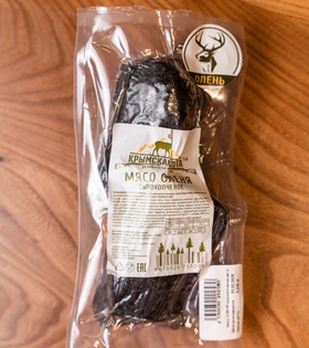 Мясо оленя сырокопченое ТМ Крымская охота (около 300 г)