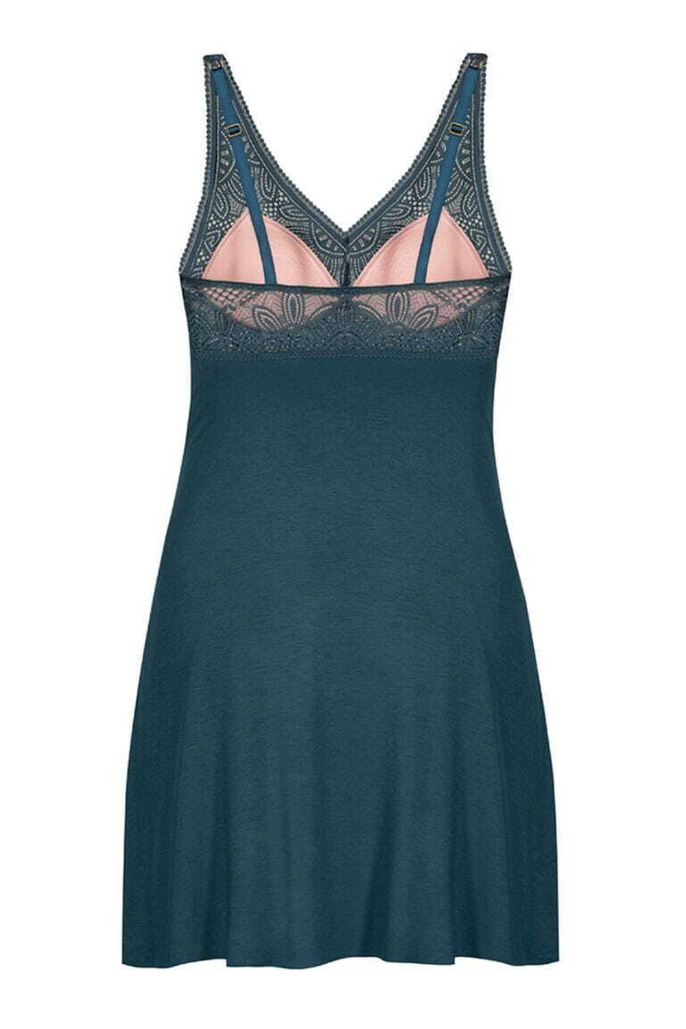 Сорочка Daniela из эластичного вискозного полотна (Размер: XL) (Цвет: грязно-синий)