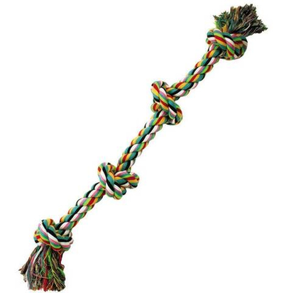 Игрушка канатная 60см 370г,микс цветов