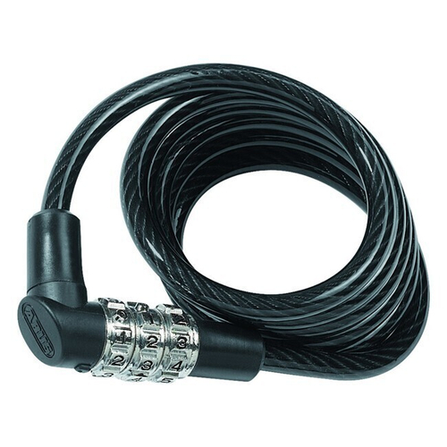 Замок ABUS вело трос кодовый 7мм 1150/120см класс защиты 1/15 178гр черный