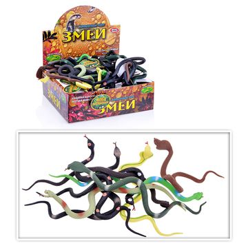 Животный мир Змеи тянучки №2 из мягкой резины
