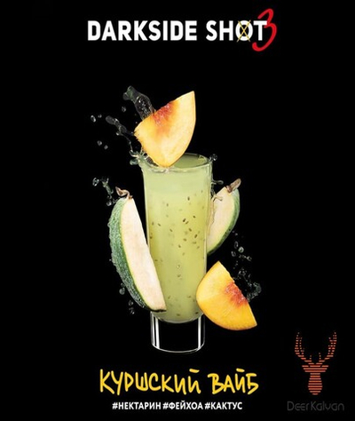 Dark Side Shot "Куршский Вайб" (Нектарин, Фейхоа, Кактус) 30 гр.